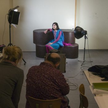 In progress photography work for our Out of The Box I Student Art projects, Athena Syntax is an education programme that explores questions of identity through art.