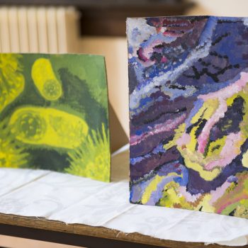 Some amazing examples of work in our Out of The Box I Student Art projects, Athena Syntax is an education programme that explores questions of identity through art.